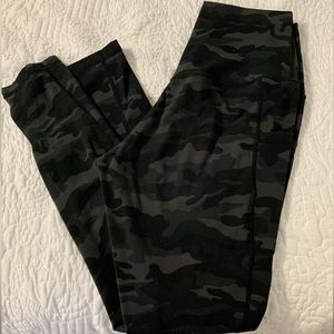 Grey and black Army Yoga Pants